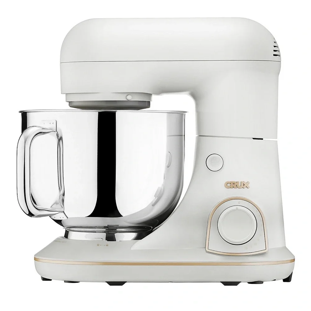CRUX® 5.3 Qt. Stand Mixer in Matte White
